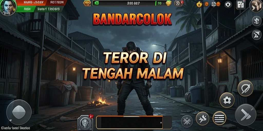 Gameplay menyeramkan dalam BANDARCOLOK yang penuh ketegangan.