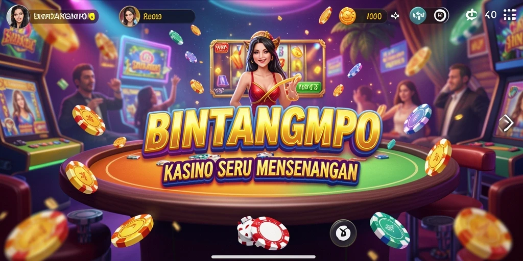 Screenshot gameplay menarik dari BINTANGMPO yang menunjukkan keseruan Kasino.