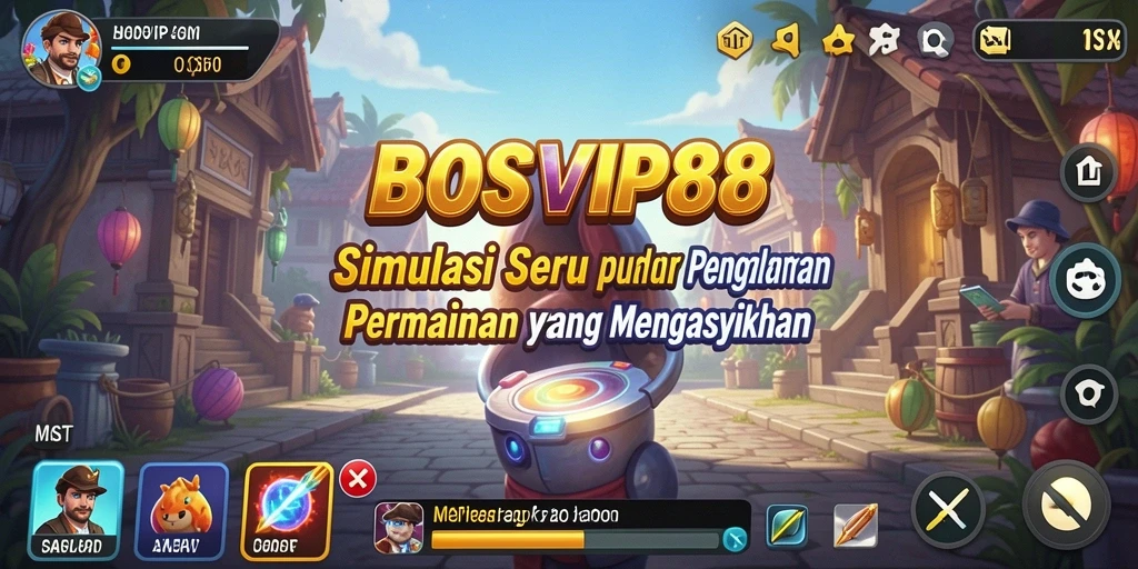 Tampilan gameplay seru dari BOSVIP88 yang menawan dan interaktif.