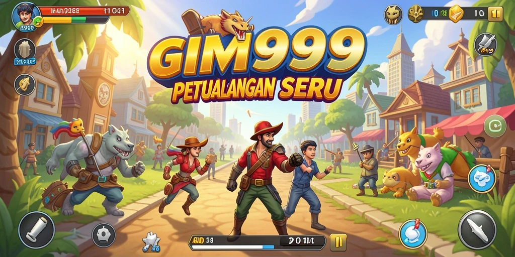 Screenshot GIM999 menampilkan aksi gameplay seru yang mengasyikkan.