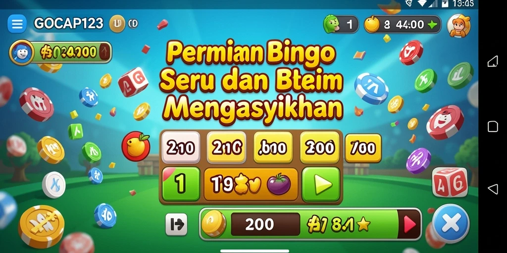 Tampilan gameplay yang mengasyikkan dalam GOCAP123 Bingo.