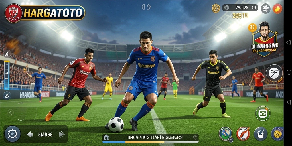 Tampilan gameplay menegangkan di HARGATOTO dengan berbagai pilihan olahraga.