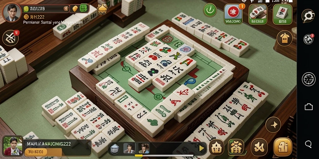 Screenshot utama MAHJONG222 menampilkan gameplay yang seru dan menenangkan.